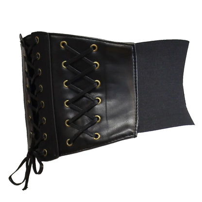Very Wide Elasticated Waist Lace Up Corset Belt - ZBELT512