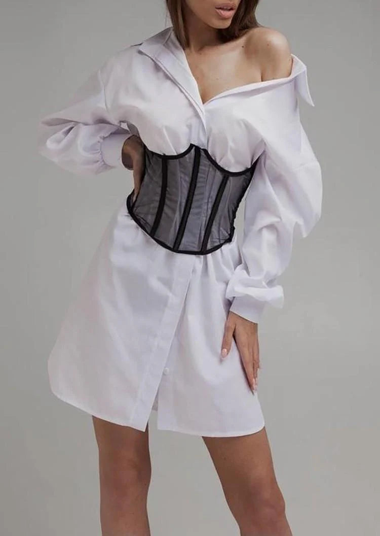See Through Underbust Corset- ZBELT528