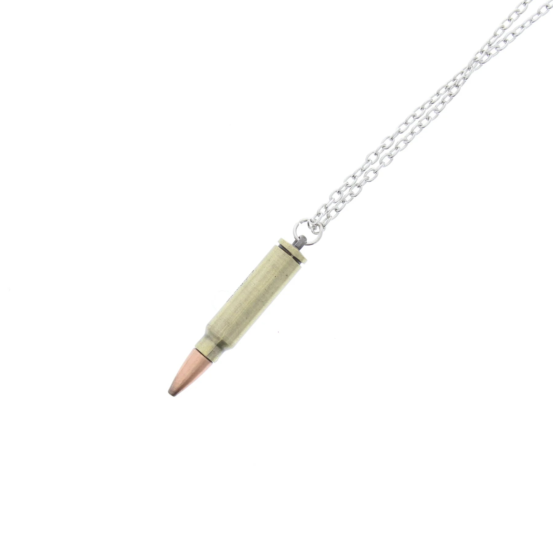 Brass/Gold Bullet Necklace