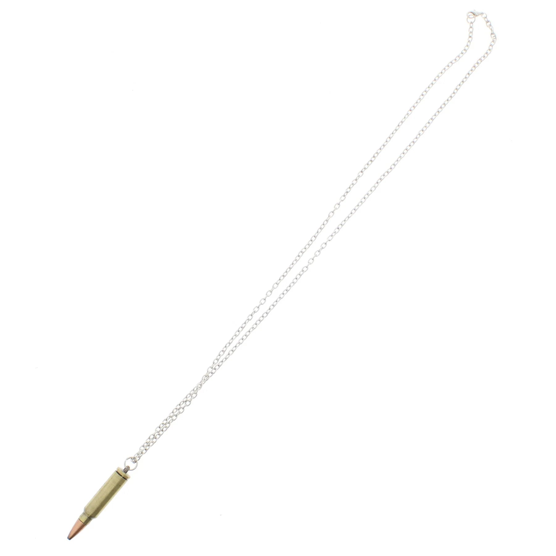Brass/Gold Bullet Necklace
