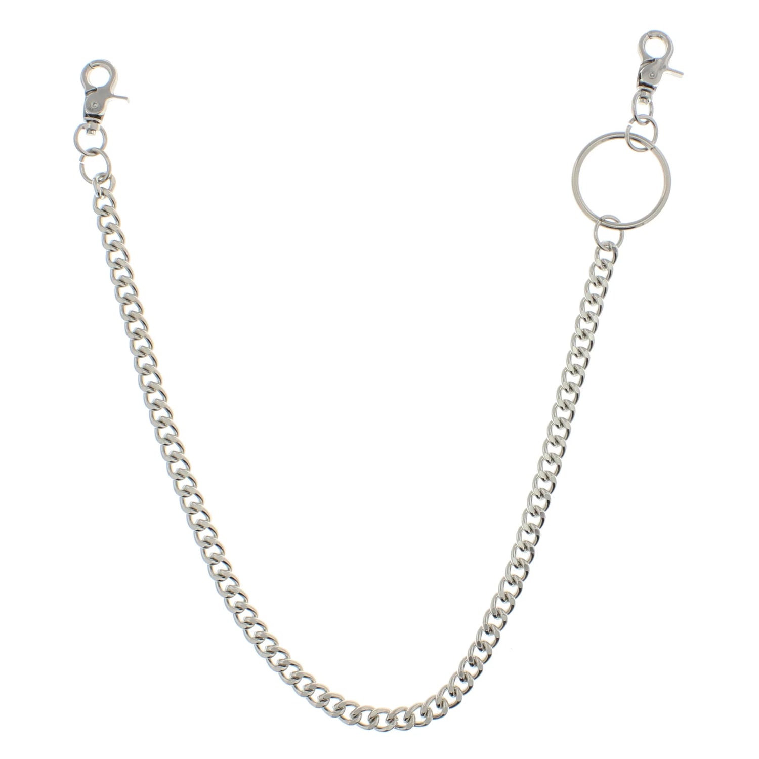 55cm Rhodium Key Chain or Hip Chain