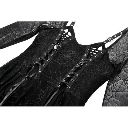The Gothic Elegant Spider Long Dress (✦ Dark In Love)