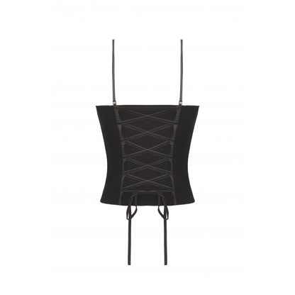 Romantic Heart Velvet Corset with Jewel Chains (✦ Dark In Love) CW092