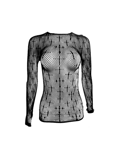 Aderlass Cross Top Longsleeve (Black) (✦ Aderlass)