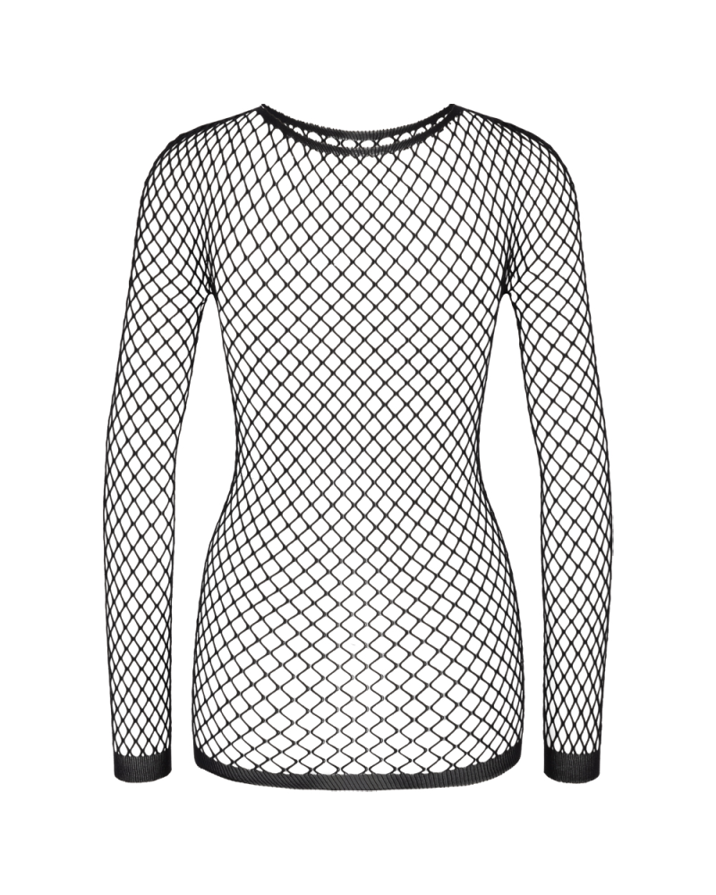Aderlass Fishnet Top Longsleeve (Black) (✦ Aderlass)