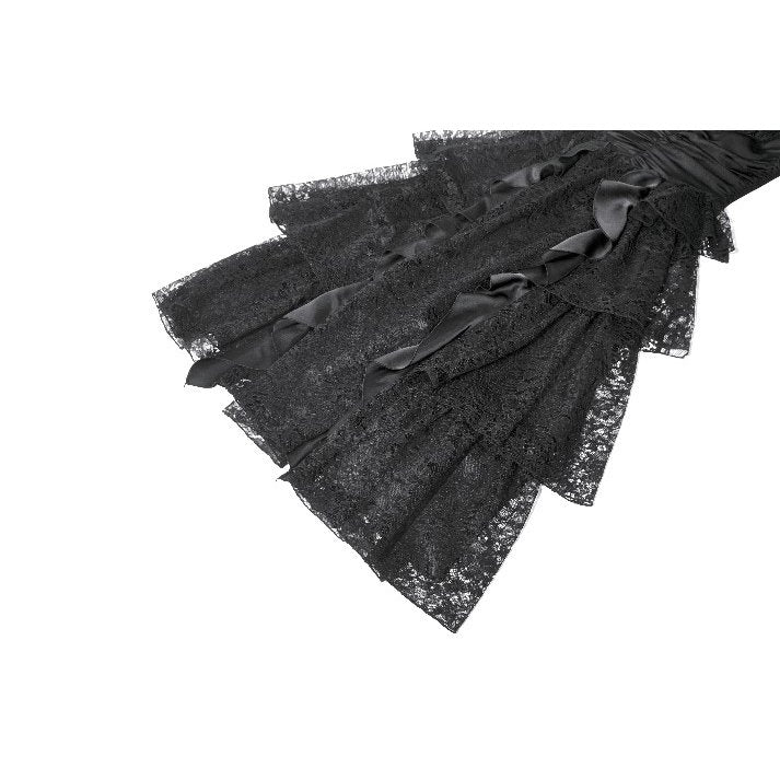 Gothic Satin Lace Dress (✦ Dark In Love) DW1154