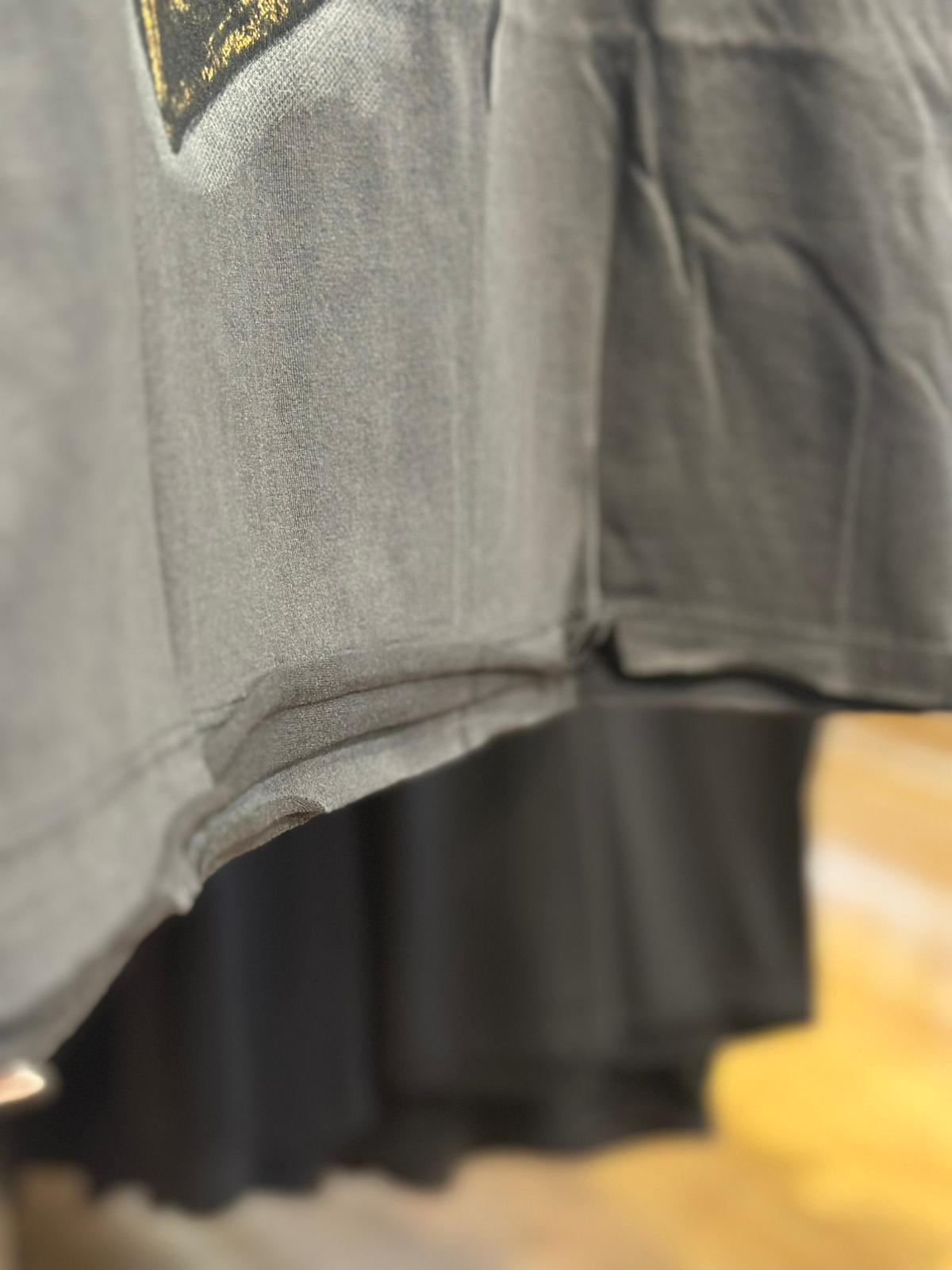 Black Sabbath Unisex Amplified Clothing® T-Shirt: Gold Tour 78 (Black)