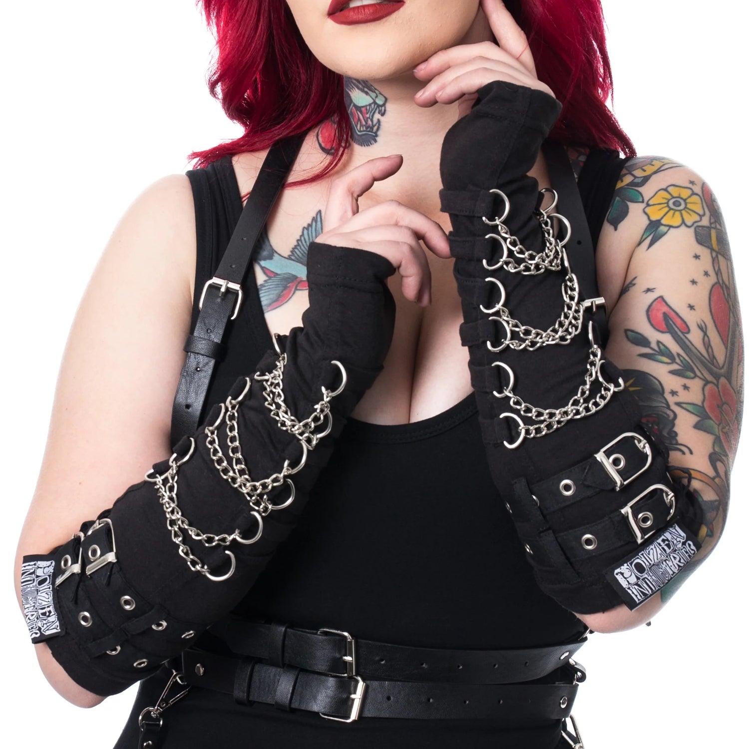 Arch Armwarmers (Black) (✦ Poizen Industries)