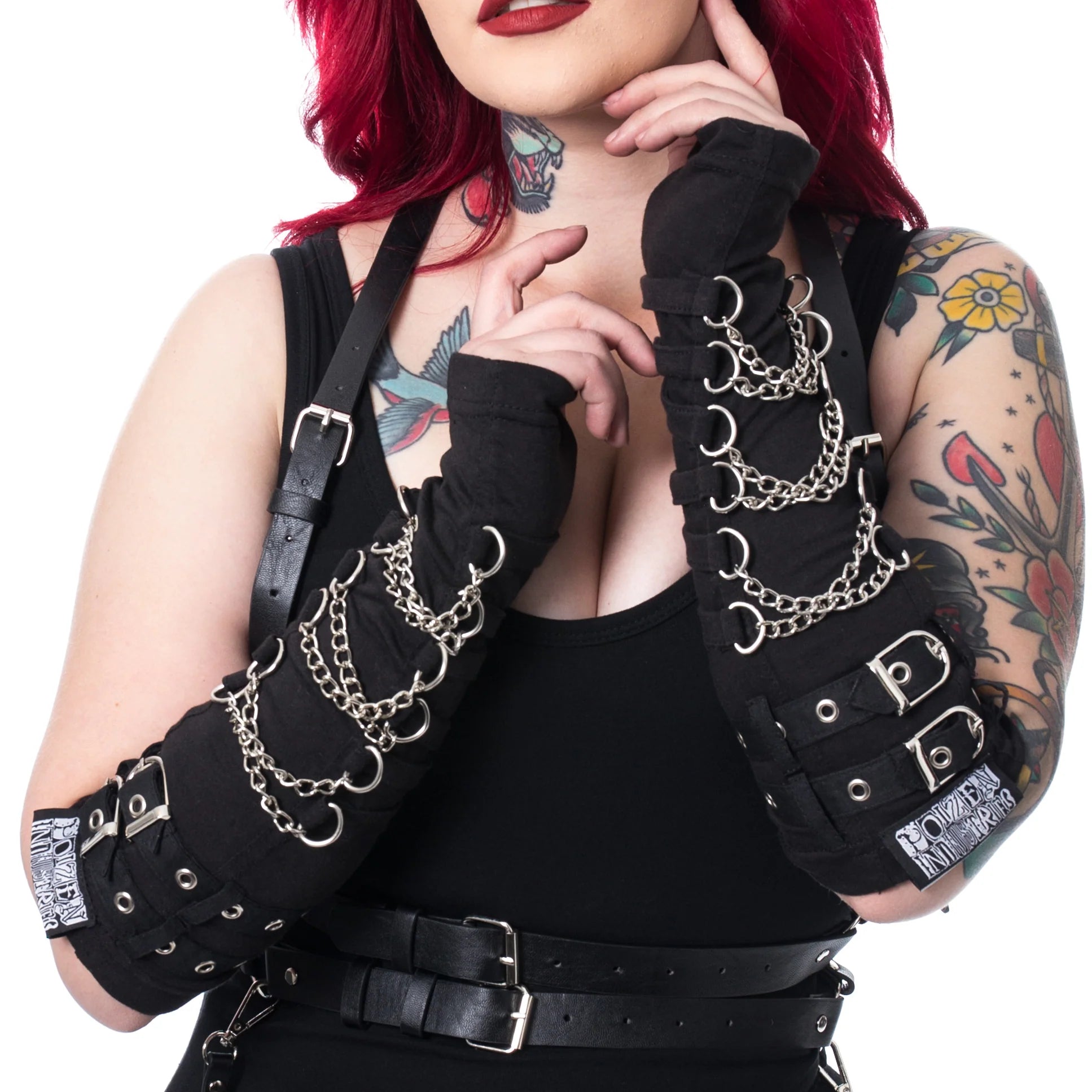 Arch Armwarmers (Black) (✦ Poizen Industries)
