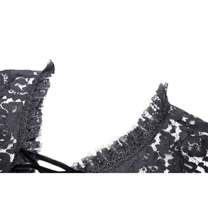 Gothic witch bell sleeves lace cape (✦ Dark In Love)