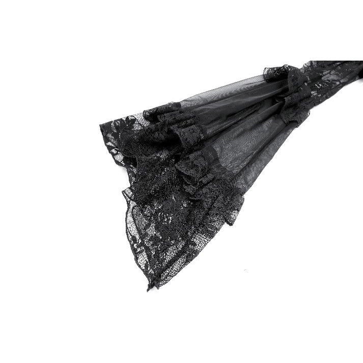 Gothic Lace Shrug with Layered Mesh and Flare Sleeves (✦ Dark In Love) BW188
