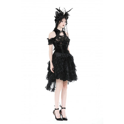 Gothic hollow out sexy lace top (✦ Dark In Love)