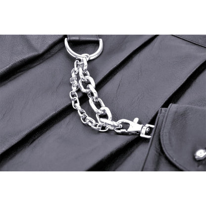 Punk rock two bags chain mini skirt (✦ Dark In Love)