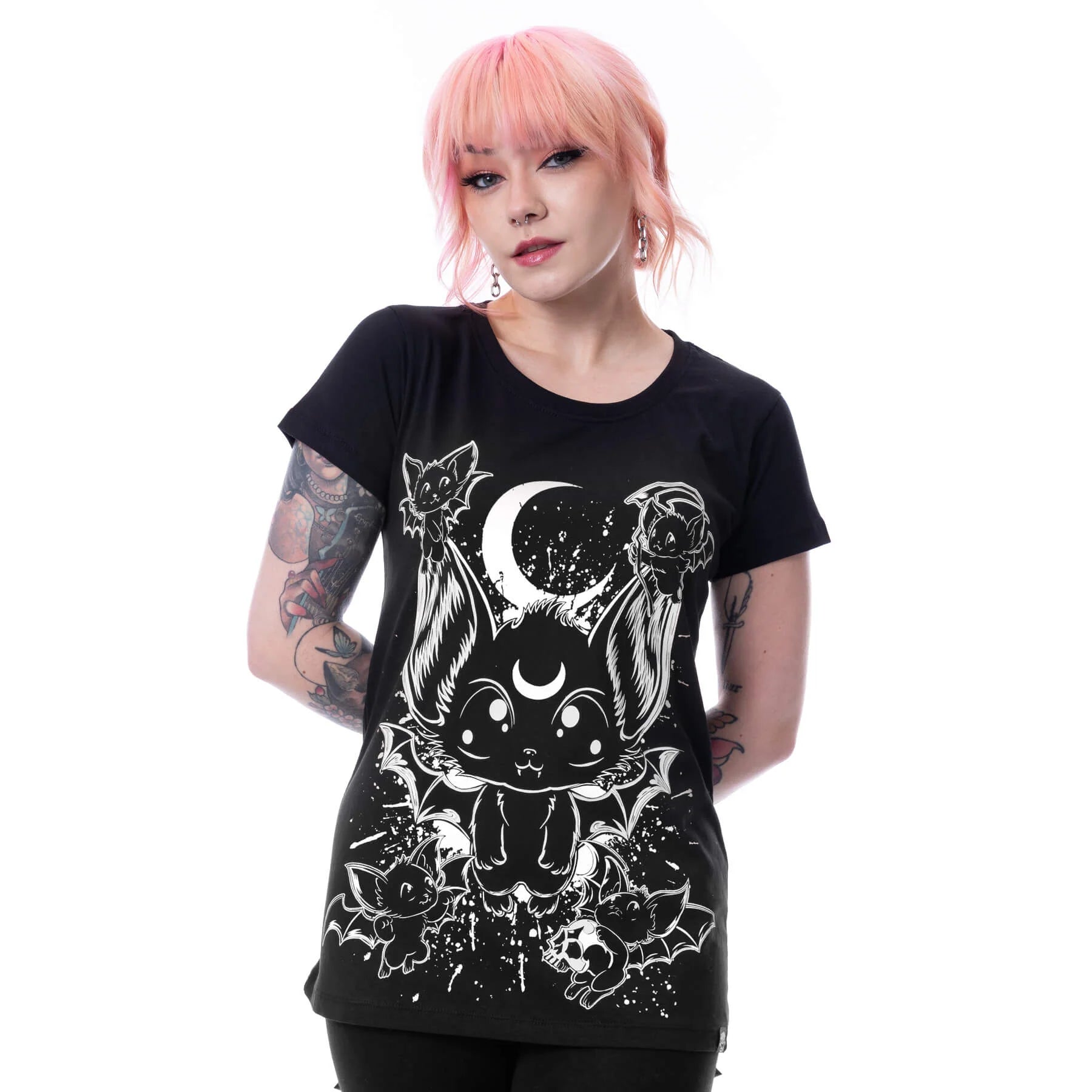 Baby Bats T-Shirt (Black) (✦ Cupcake Cult)