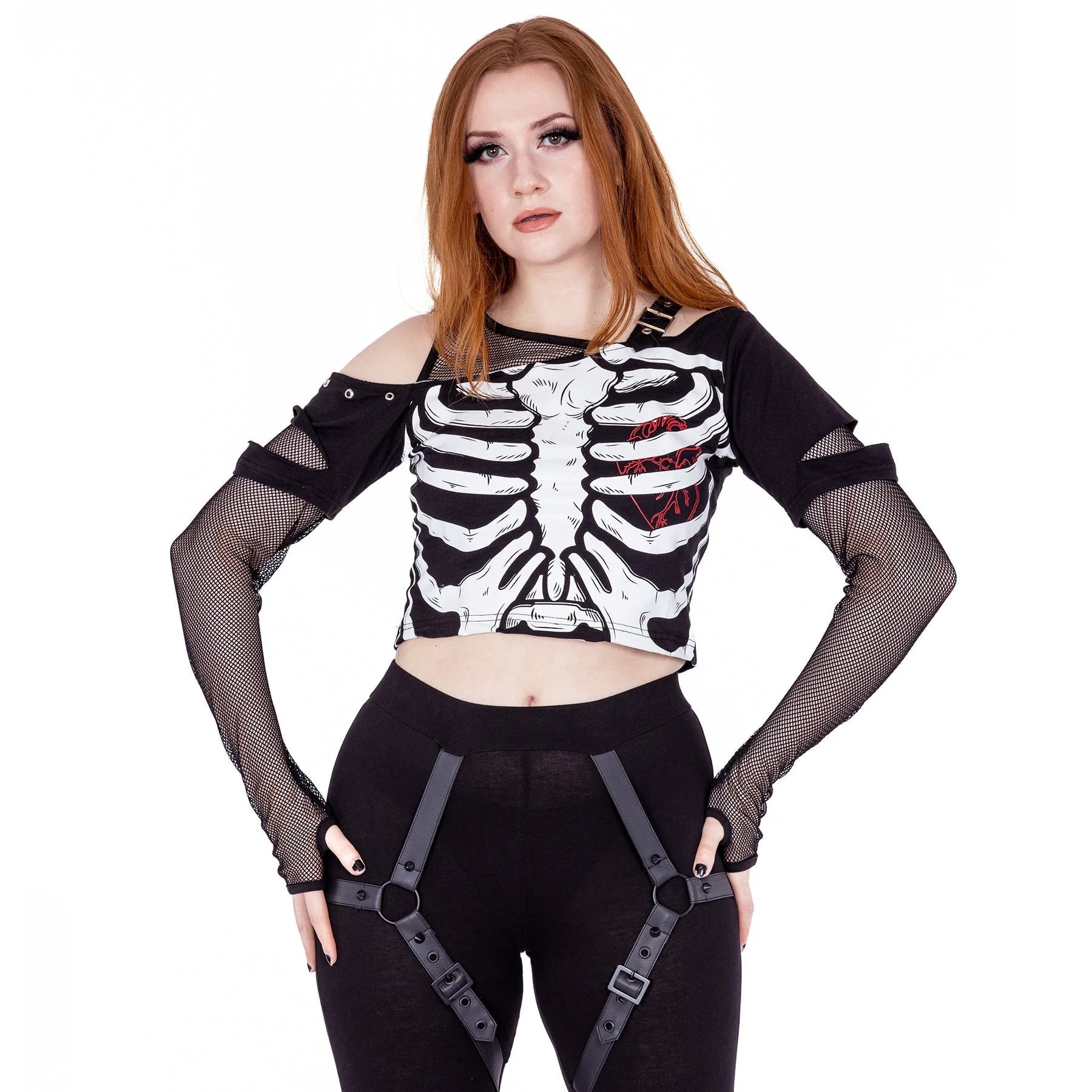 Bare Bones Top (Black) (✦ Heartless)