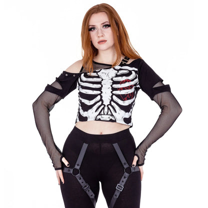 Bare Bones Top (Black) (✦ Heartless)