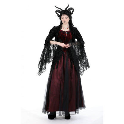 Gothic patterned velvet lace flared sleeves shrug (✦ Dark In Love) BW119