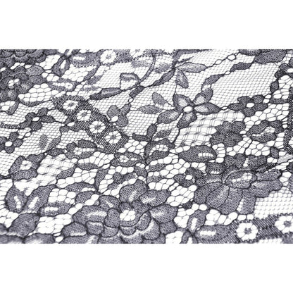 Gothic ghost frilly lace high low strap dress (✦ Dark In Love)