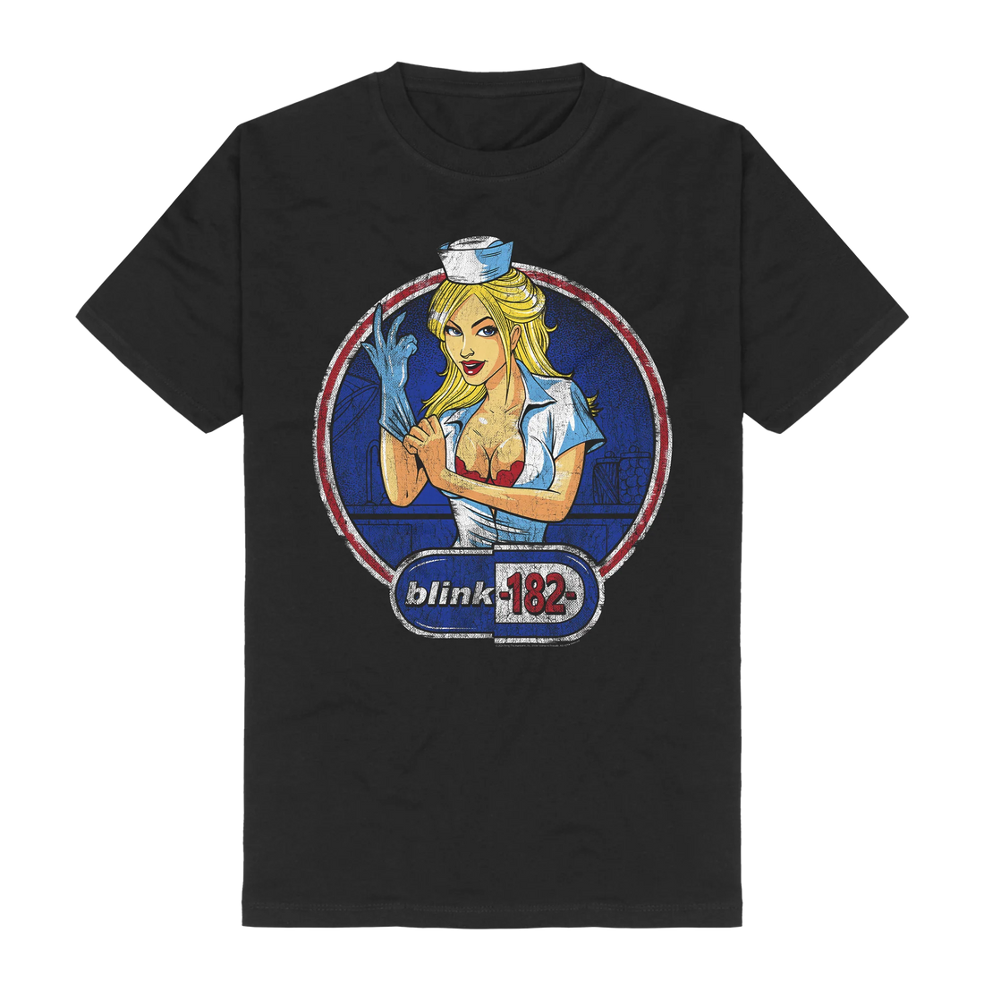 Blink-182 Unisex T-Shirt: Enema Nurse (Black)