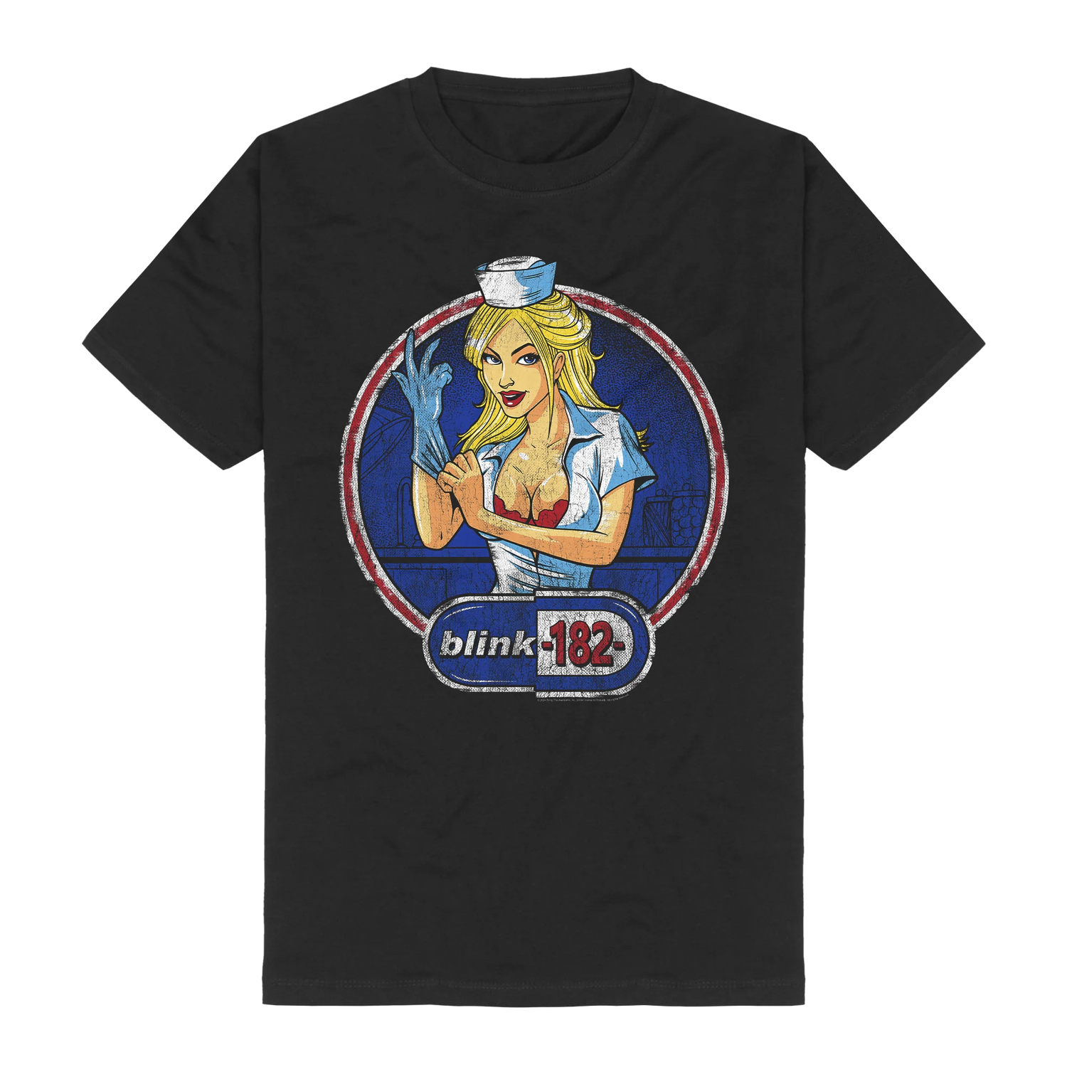 Blink-182 Unisex T-Shirt: Enema Nurse (Black)