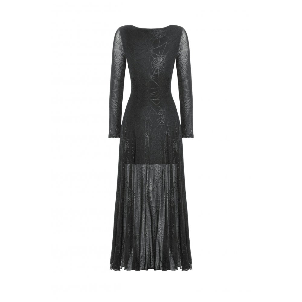 The Gothic Elegant Spider Long Dress (✦ Dark In Love)