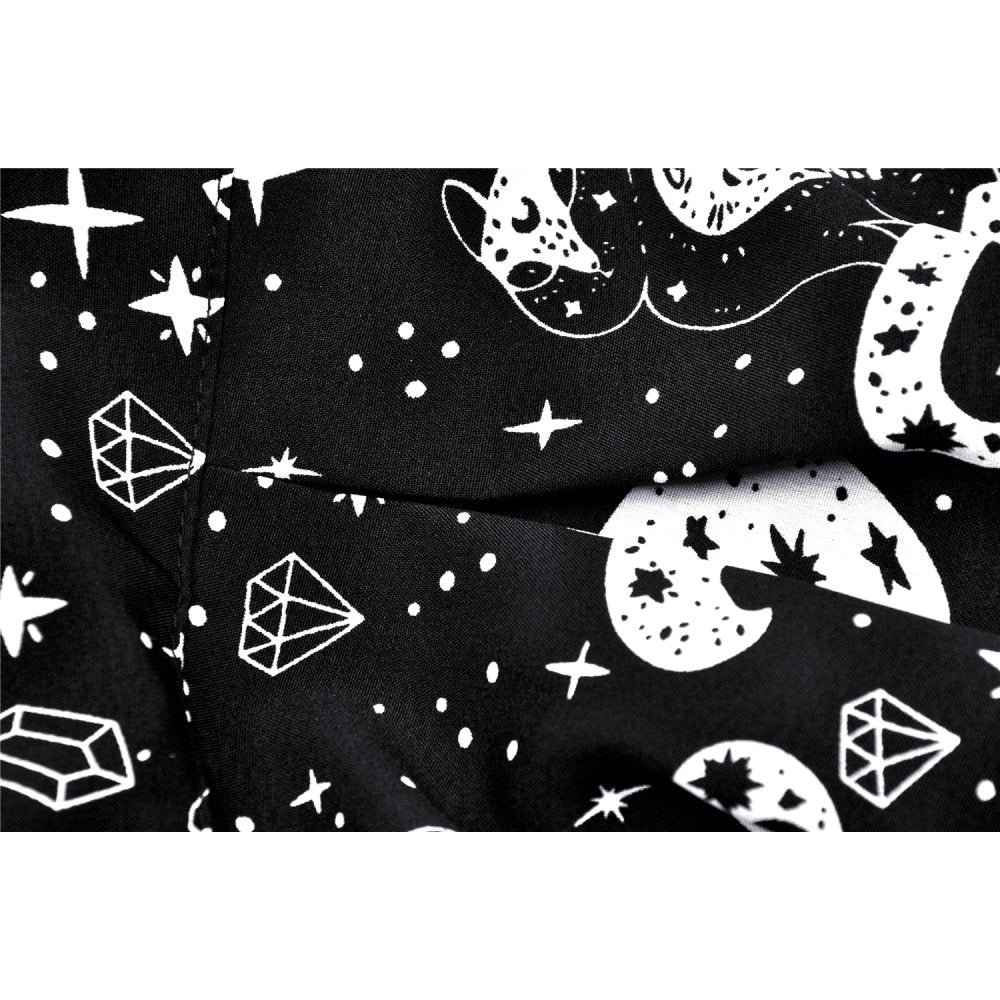 Star divination leisure vacation blouse (✦ Dark In Love)