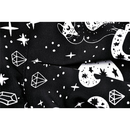 Star divination leisure vacation blouse (✦ Dark In Love)