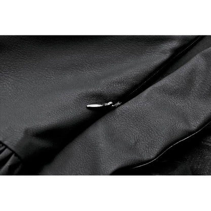 Industrial Grommet Lace-Up High-low Corset with Mesh Hem (✦ Dark In Love)