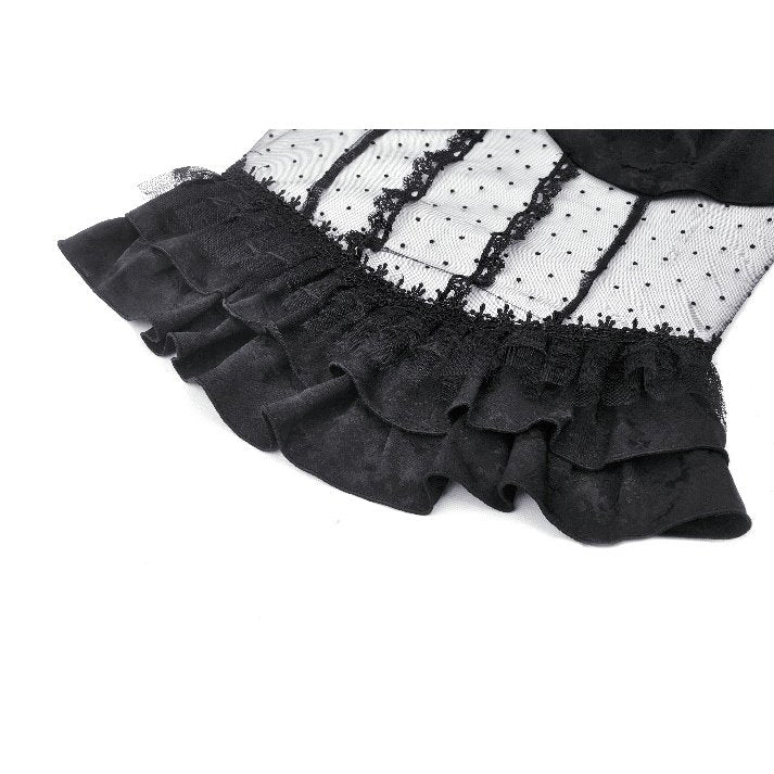 Gothic lace see-through top (✦ Dark In Love) CW081