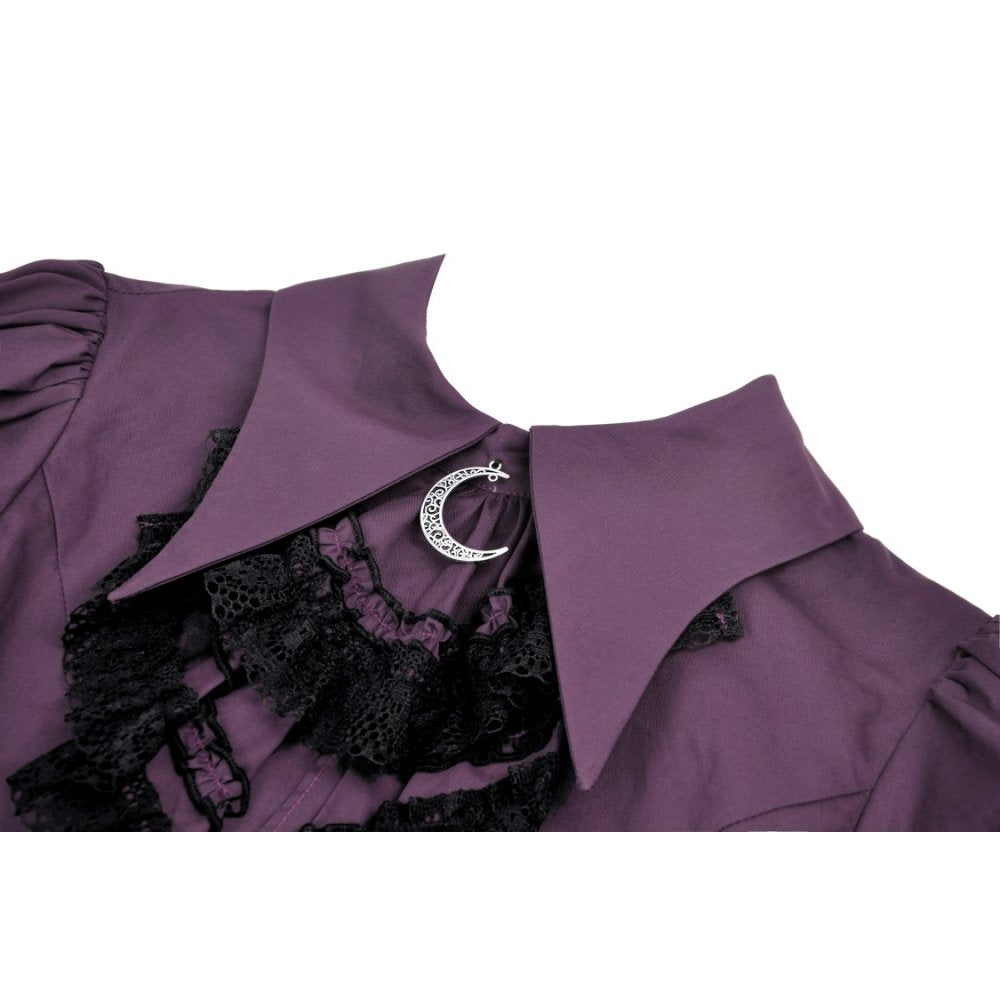 Frilly collar moon blouse (✦ Dark In Love) IW099