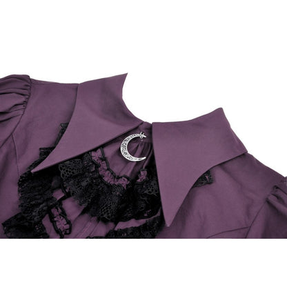 Frilly collar moon blouse (✦ Dark In Love) IW099