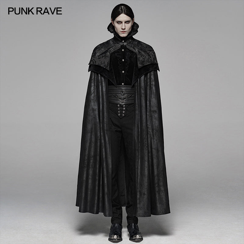 Mens Gothic Cloak (✦ Punk Rave) WY-1079DPM - ONE-OFF/Einzelstück