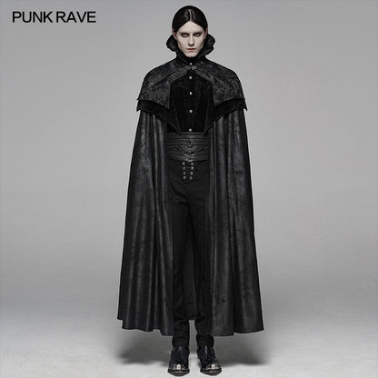 Mens Gothic Cloak (✦ Punk Rave) WY-1079DPM - ONE-OFF/Einzelstück