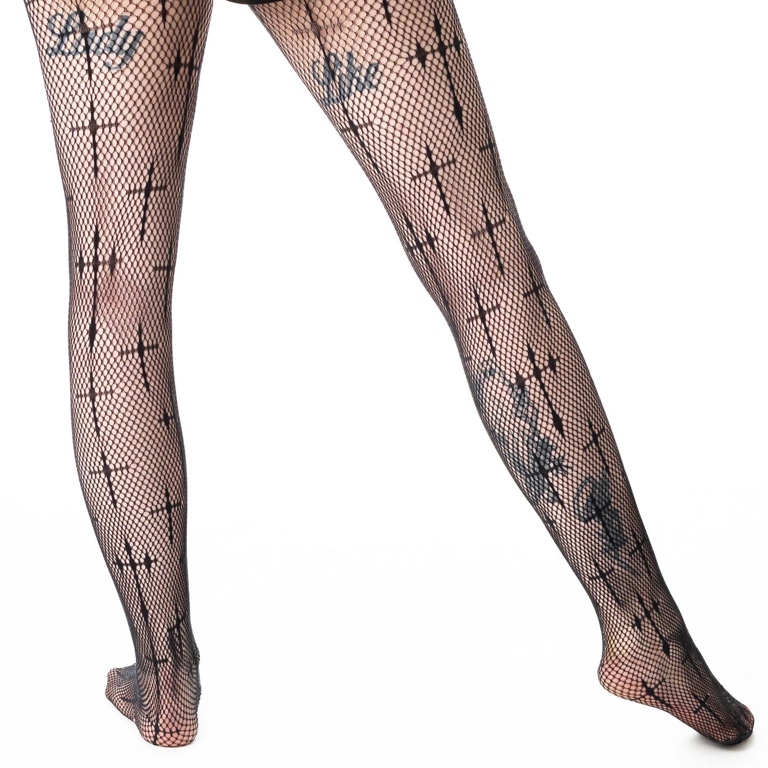 Coven Cross Tights (Black) (✦ Poizen Industries)