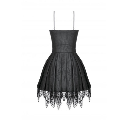 Gothic Dark Demon Pleated Dress (✦ Dark In Love)