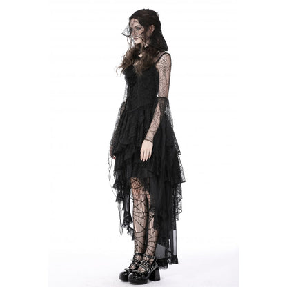 Gothic sexy spider exaggerated sleeves hooded cape (✦ Dark In Love)