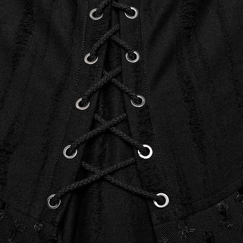 Punk Layered Heavy Industry Skirt (✦ Punk Rave) WQ-718BQM