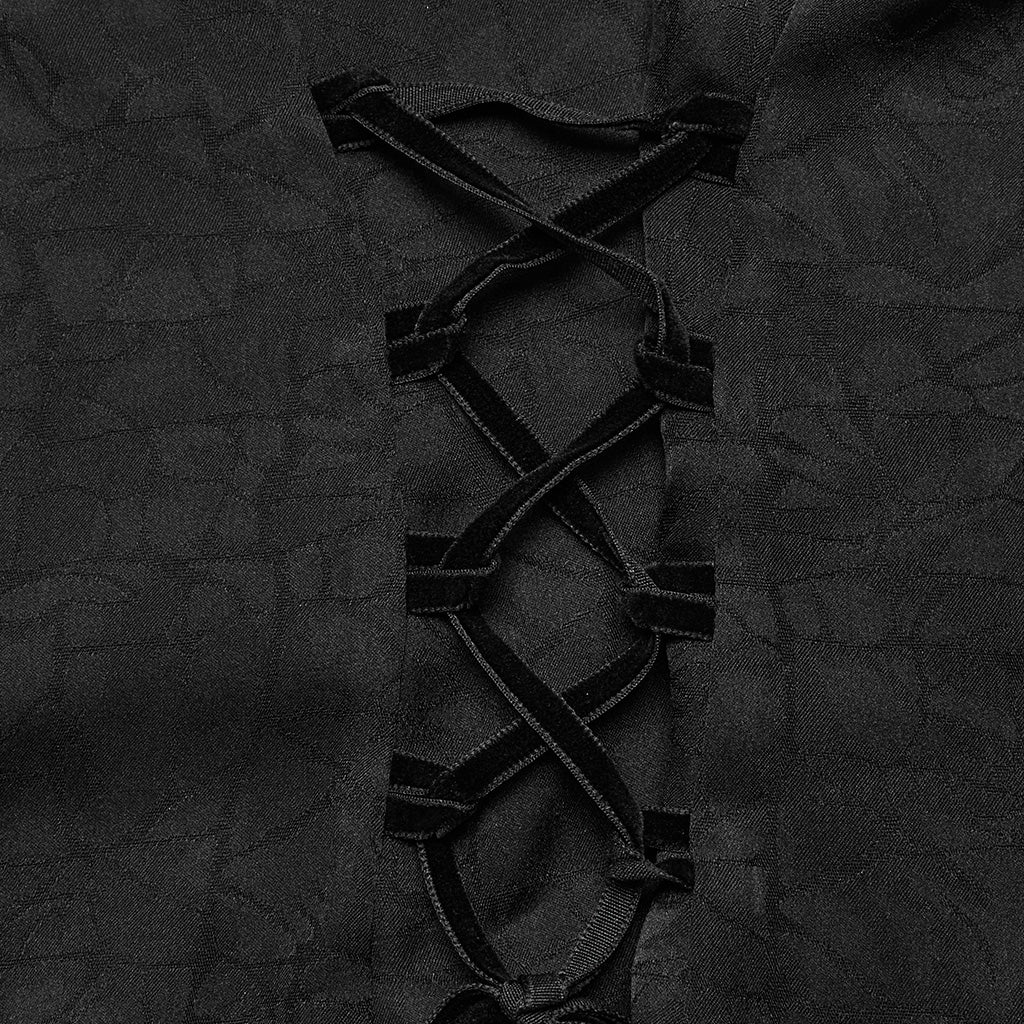 Lantern Sleeve Goth Gorgeous Shirt (✦ Punk Rave) WY-1583CCF