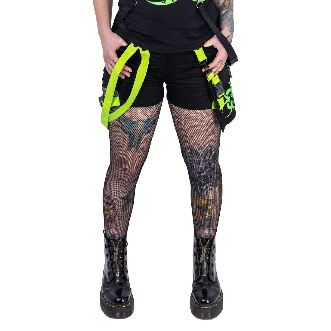 Danger Zone Shorts (Black/Green)
