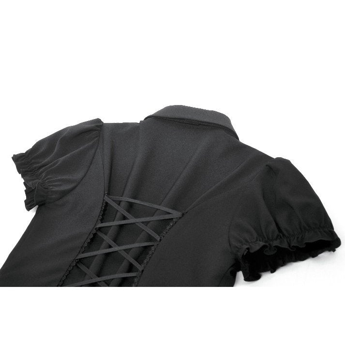 Gothic Lace Waist-Shaping Blouse (✦ Dark In Love) IW138