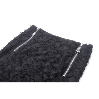 Punk devil hands high low skirt (✦ Dark In Love)