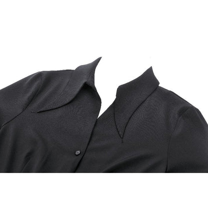 Witchy Bell-Sleeve Shirt Dress (✦ Dark In Love) DW1018