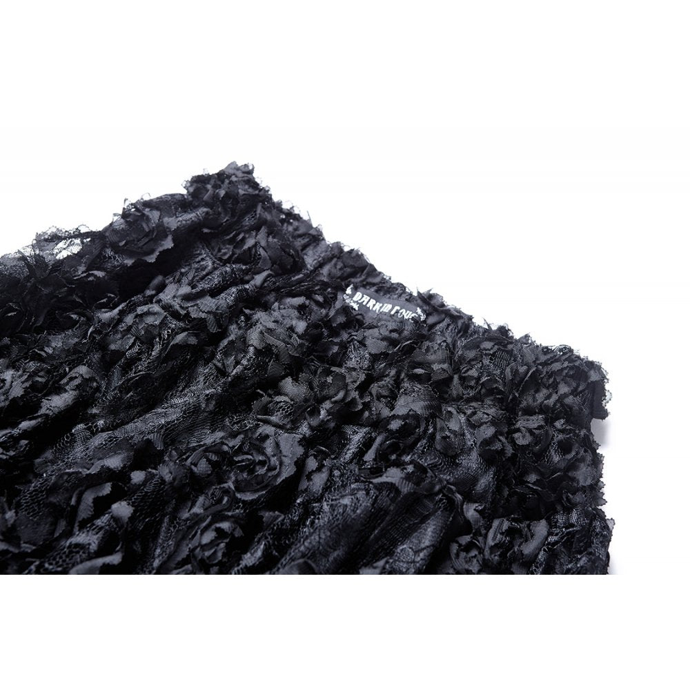 Punk messy mesh and lace skirt (✦ Dark In Love)