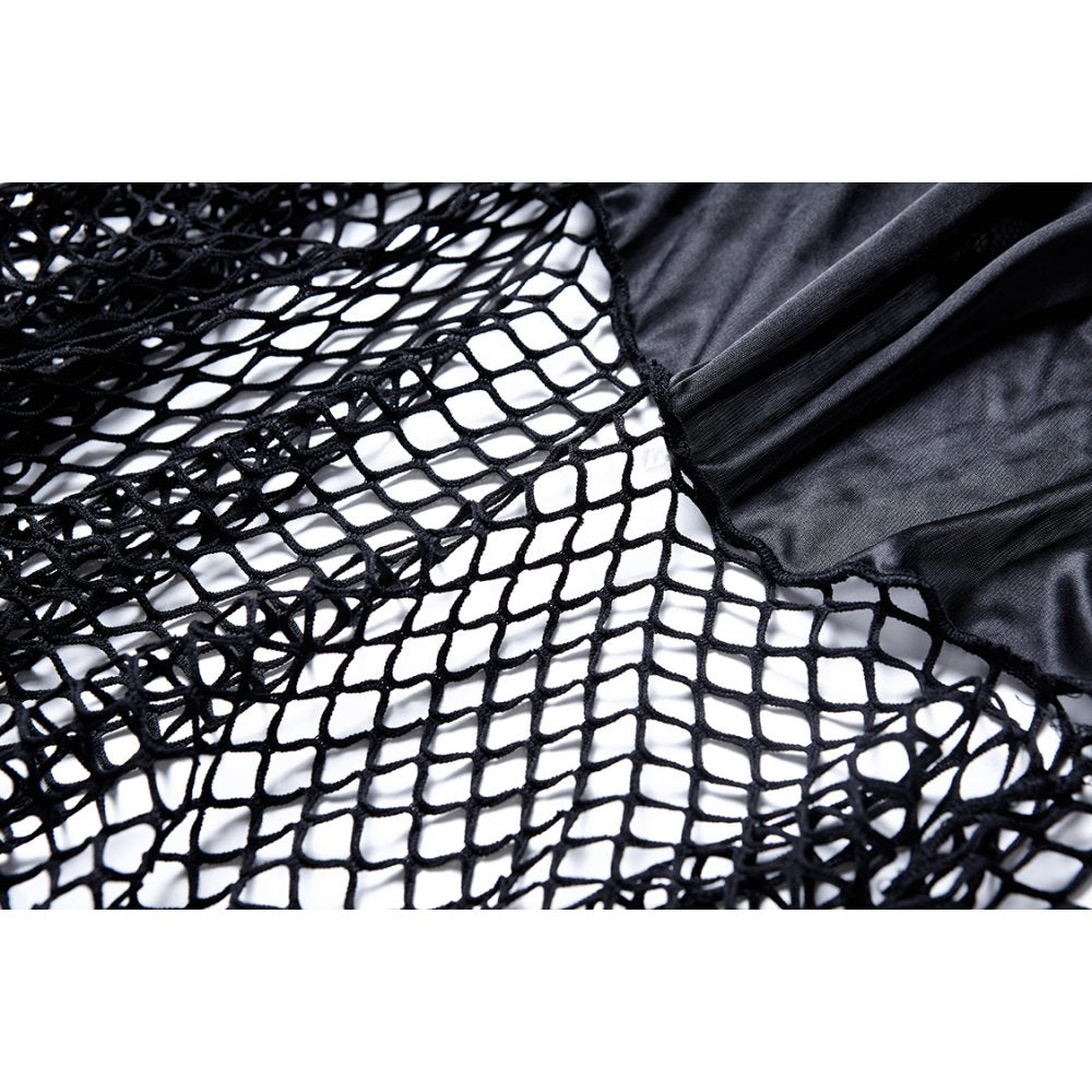 Punk messy mesh and lace skirt (✦ Dark In Love)