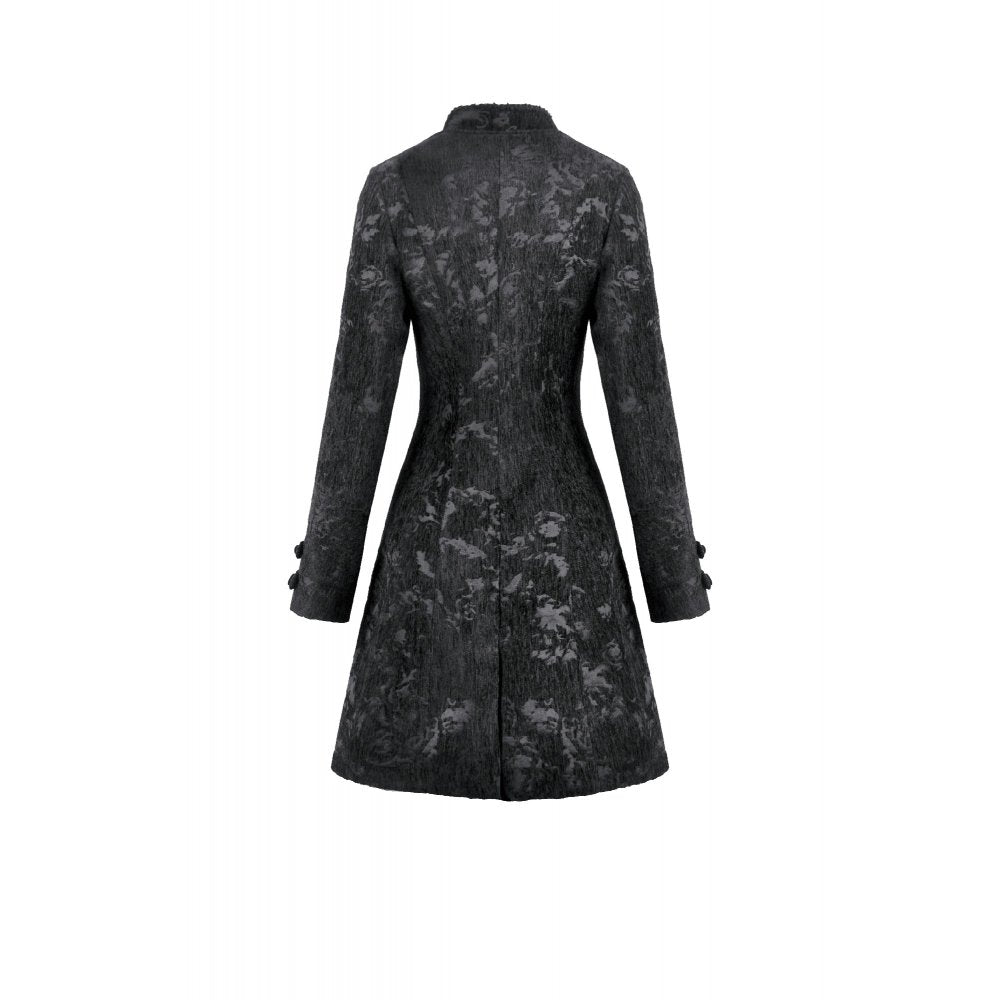 Gothic Jacquard Velvet Coat (✦ Dark In Love)