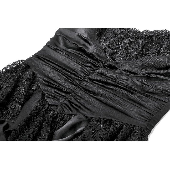 Gothic Satin Lace Dress (✦ Dark In Love) DW1154