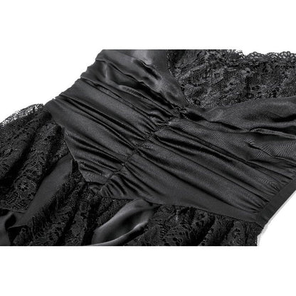 Gothic Satin Lace Dress (✦ Dark In Love) DW1154