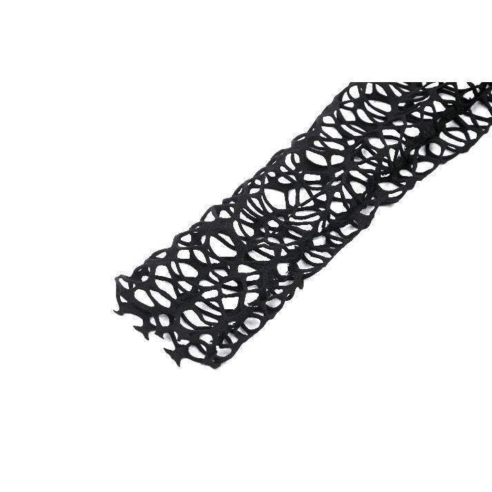 Sexy versatile black distressed mesh t-shirt (✦ Dark In Love)