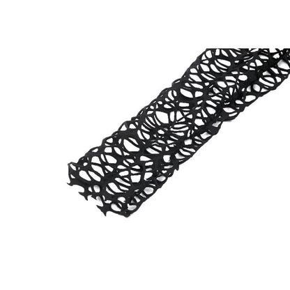 Sexy versatile black distressed mesh t-shirt (✦ Dark In Love)