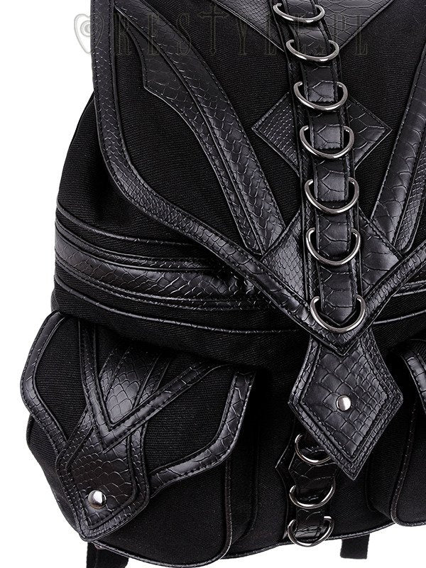 dragon backpack leather DRAGON BACKPACK (✦ Restyle) – RATTLESNAKE